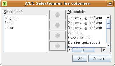 Select columns